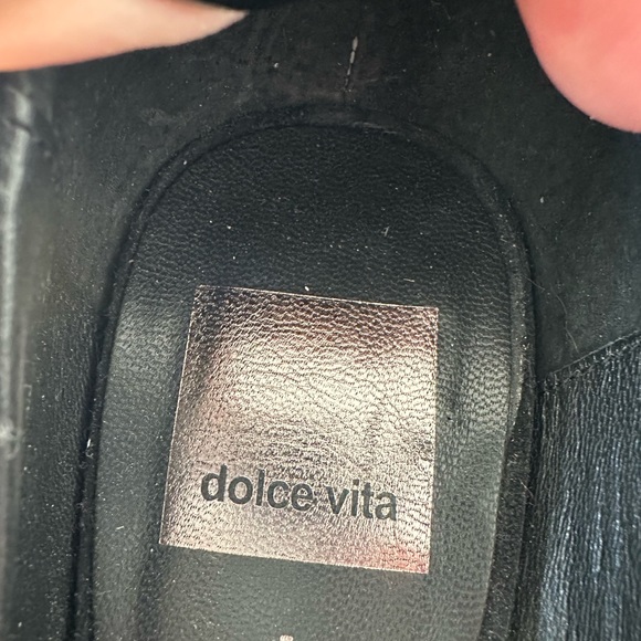 Dolce Vita Tavi Jeweled Suede Pumps High Heel Black Embellished Size 7 - Picture 13 of 14